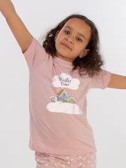Brands In Pink Christmas Winter Village Pyjamas - Image 1 of 4