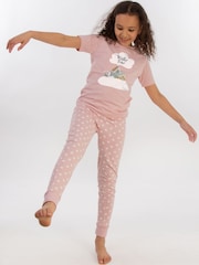 Brands In Pink Christmas Winter Village Pyjamas - Image 2 of 4