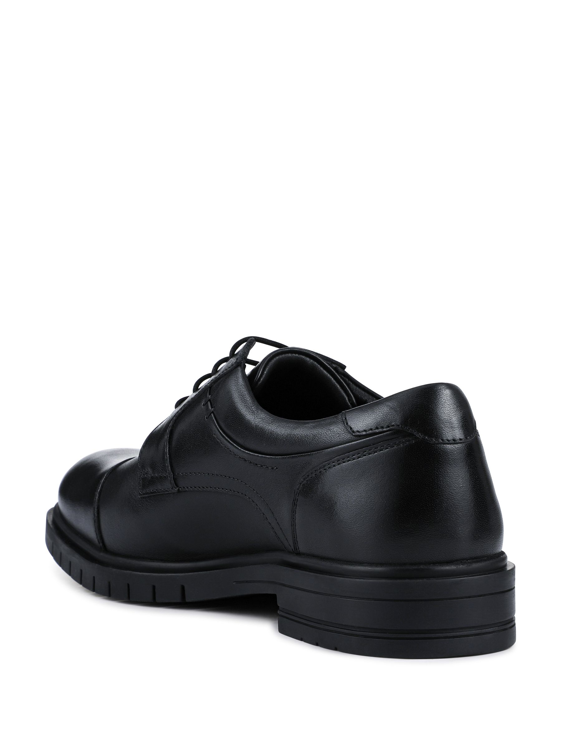 Black Smart Derby Shoes