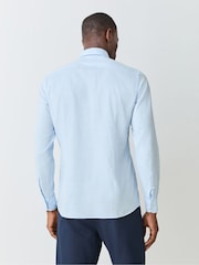 Azul - BOSS Hank Stretch Shirt - Imagen 3 de 5
