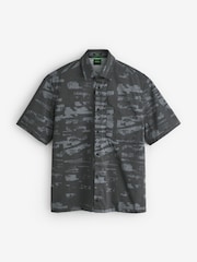 BOSS Black Regular Fit Printed Logo Shirt - Image 1 of 1