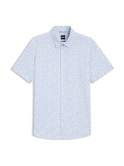 BOSS Blue Roan Logo Shirt - Image 1 of 1