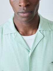 BOSS Light Blue Rayer Relaxed-Fit Shirt - Image 4 of 6