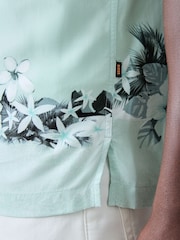 BOSS Light Blue Rayer Relaxed-Fit Shirt - Image 5 of 6