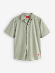 HUGO Green Ellino Camp Collar Shirt - Image 1 of 1