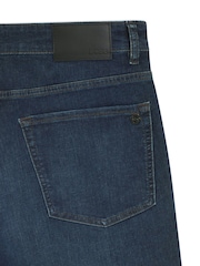 BOSS Blue Re.Maine Regular Fit Stretch Denim Shorts - Image 2 of 2