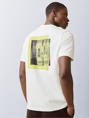 BOSS White Graphic T-Shirt - Image 1 of 7