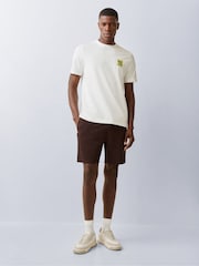 BOSS White Graphic T-Shirt - Image 2 of 7