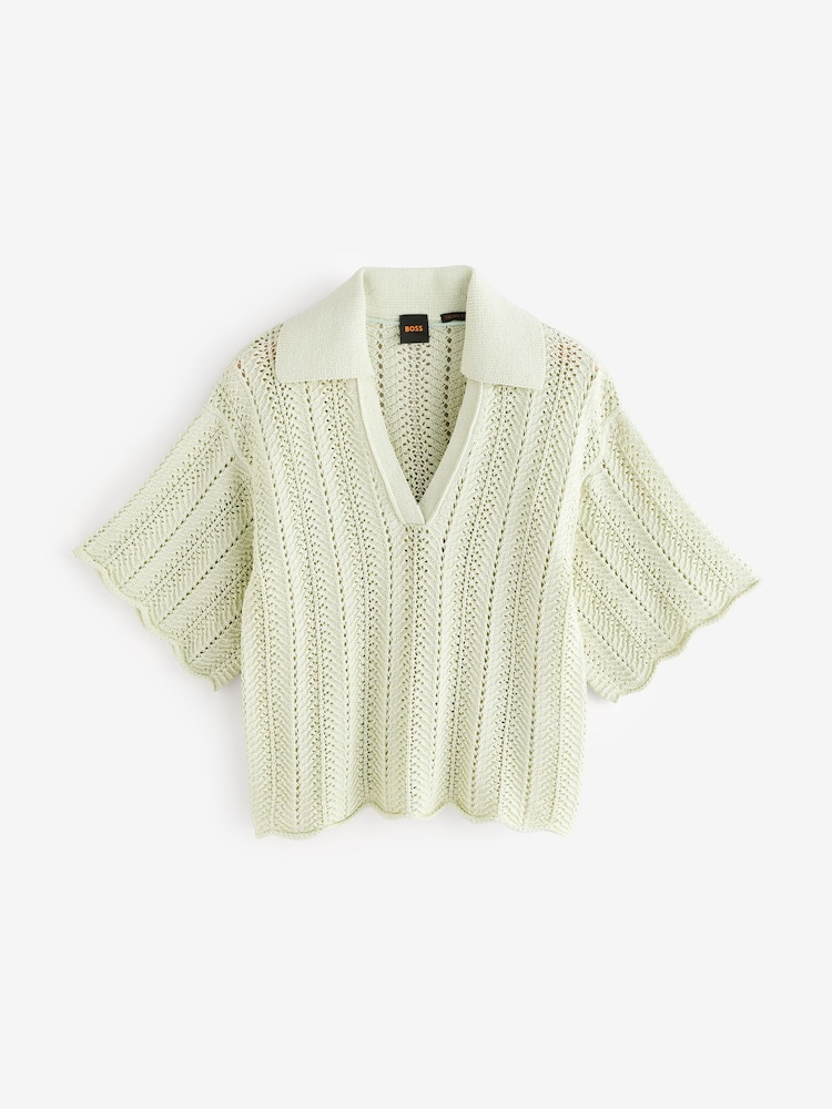 BOSS Green Fordeaux Knit Polo Shirt - Image 1 of 1