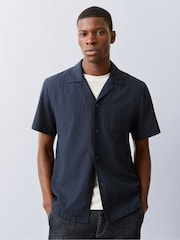 Albastru - Cămașă imprimată BOSS - Imaginea 1 din 6