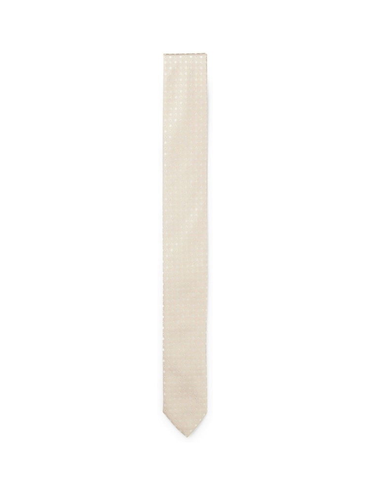 BOSS Cream Tie - Image 3 of 3