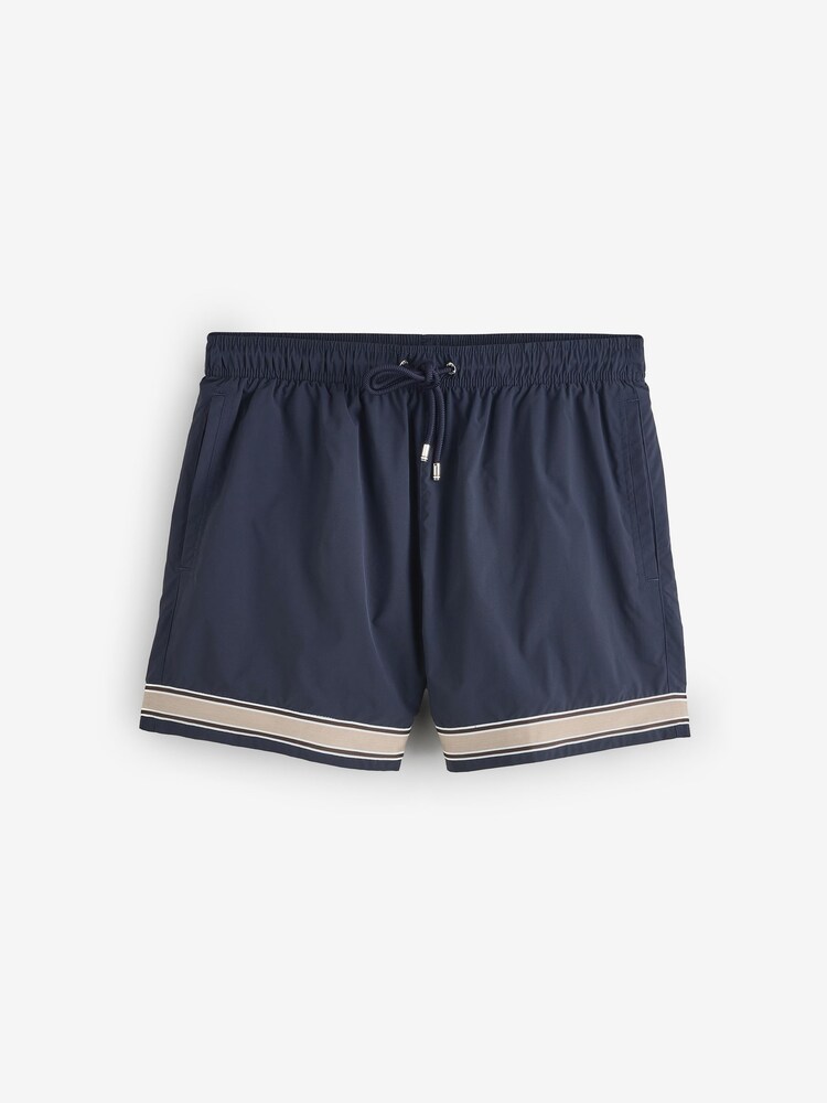 BOSS Blue Resort Logo Swim Shorts - Image 5 of 5