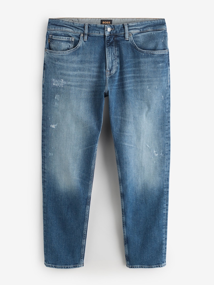 BOSS Re.Maine Regular Fit Stretch Denim Jeans - תמונה 1 מתוך 1