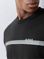 BOSS Black Authentic Logo Stripe T-Shirt - Image 4 of 5