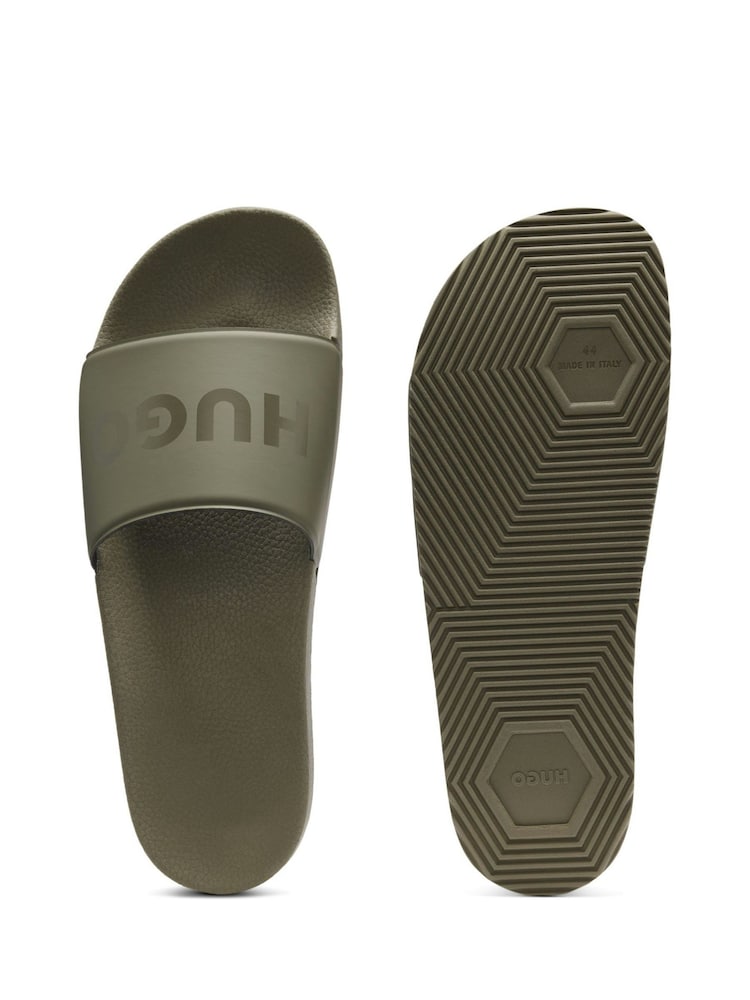 HUGO Green Timein Logo Sliders - Image 2 of 2