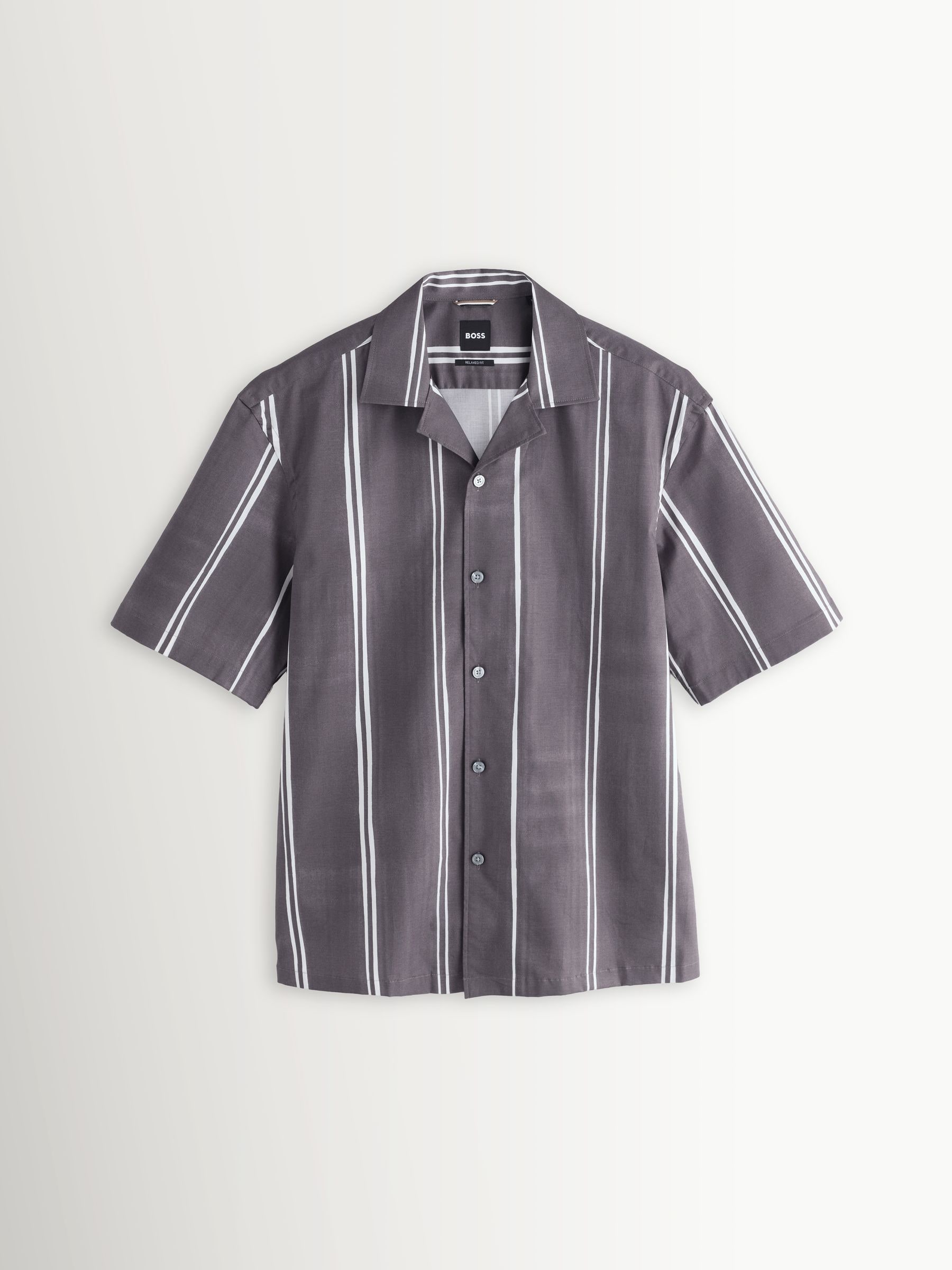 Next：日本 BOSS リラックスフィット ストライプ シャツ from Next Japan
