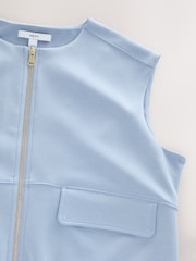 Lichtblauw - Slinky Bubblehem Gilet - Afbeelding 7 van 8