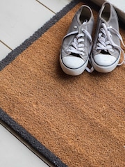 Garden Trading Charcoal Border Double Doormat - Image 2 of 3