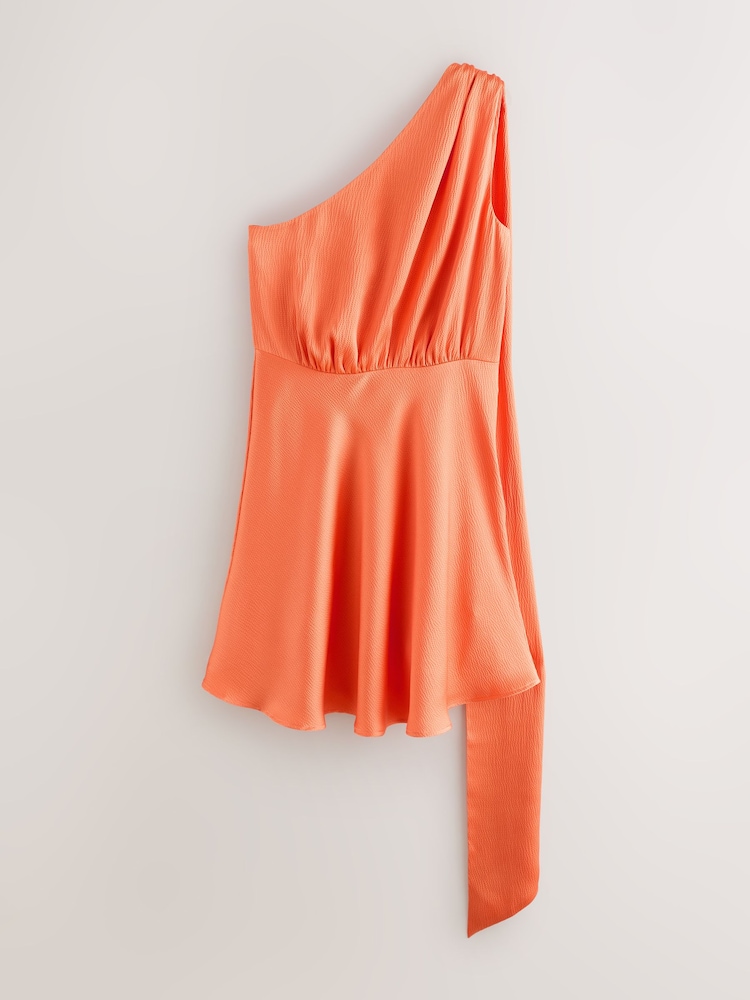 shona joy asymmetrical frill dress Shona Joy - Agnes Draped Ruffle Maxi Dress