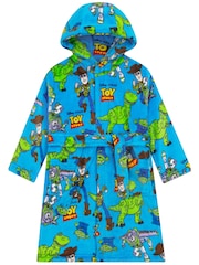 Character Blue Disney Toy Story Woody And Buzz Lightyear Dressing Gown - Image 3 of 12