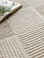 Asiatic Rugs Ivory Zennith Grid Rug - Image 2 of 6