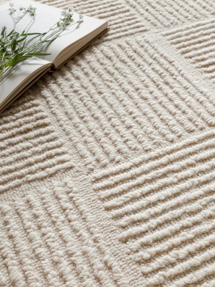 Asiatic Rugs Ivory Zennith Grid Rug - Image 2 of 6 Asiatic Rugs Ivory Zennith Grid Rug - Image 2 of 6