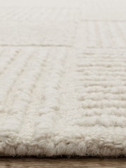 Asiatic Rugs Ivory Zennith Grid Rug - Image 6 of 6