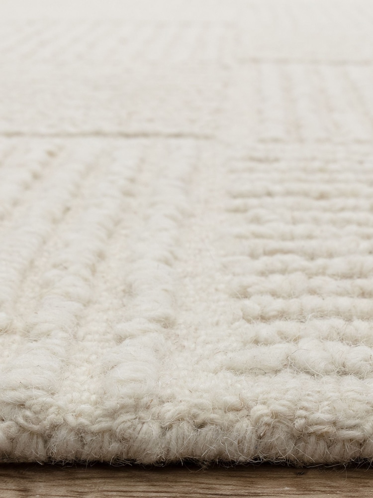 Asiatic Rugs Ivory Zennith Grid Rug - Image 7 of 7