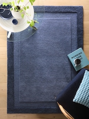 Origin Rugs Evening Blue Stacked Border Rug - Image 1 of 5