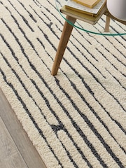 Origin Rugs Ivory or Charcoal Woodweave Rug - Image 2 of 4