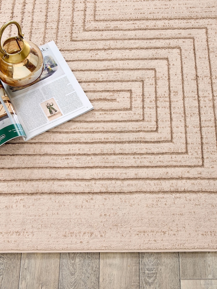 Origin Rugs Natural Calacatta Lines Rug - Image 2 of 5 Origin Rugs Natural Calacatta Lines Rug - Image 2 of 5