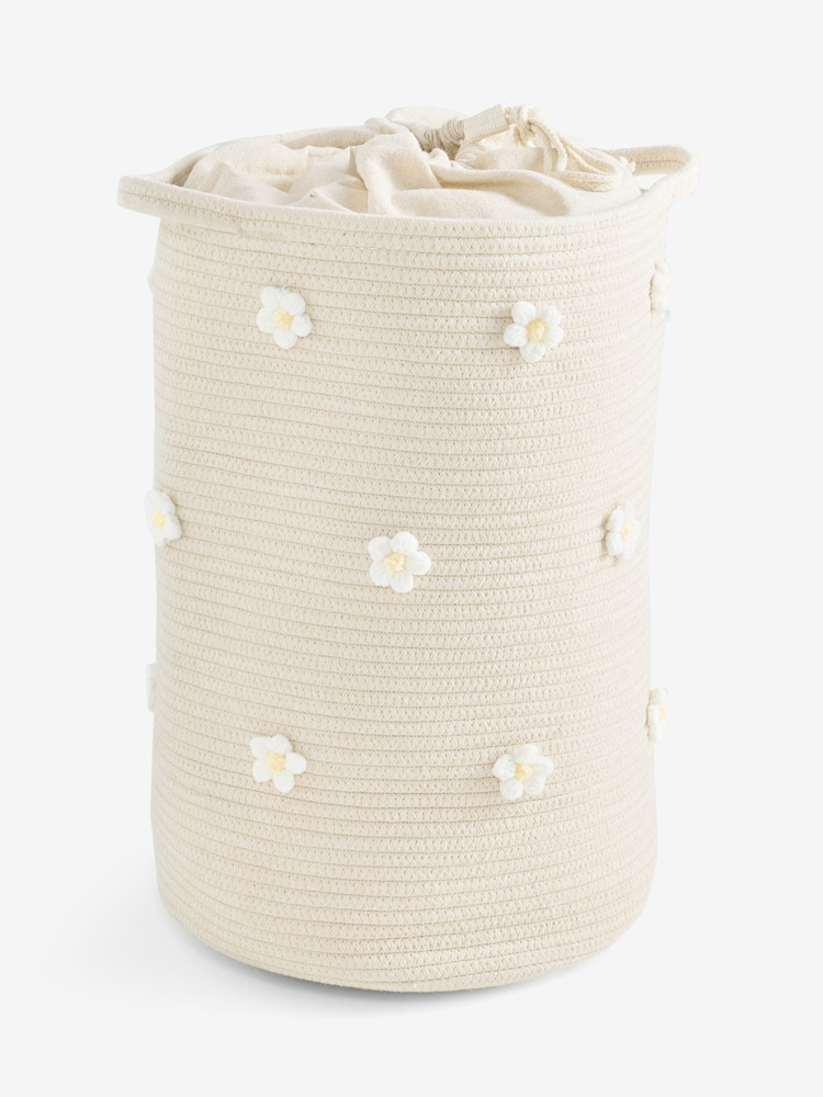 Natural Daisy Laundry Basket Bag Bag - Image 3 of 3