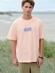 Peach Pink Fabian Lavater - تيشرت أساسي - صورة 1 من 7