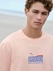 Peach Pink Fabian Lavater - تيشرت أساسي - صورة 4 من 7