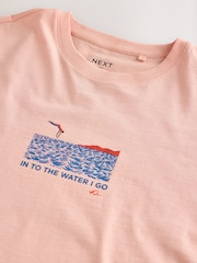 Peach Pink Fabian Lavater - تيشرت أساسي - صورة 6 من 7