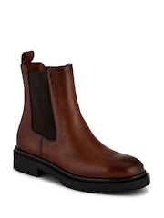 Jones Bootmaker Brown Kefalonia Leather Chelsea Boots - Image 2 of 5