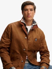 Superdry The Merchant Store - Waxed Worker Jacket - Imagen 4 de 6