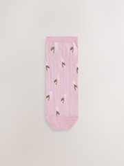 Pastel Ditsy Floral - Strukturierte Sneaker-Socken, 4er-Pack - Bild 4 von 8