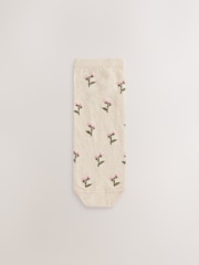 Pastel Ditsy Floral - Strukturierte Sneaker-Socken, 4er-Pack - Bild 5 von 8