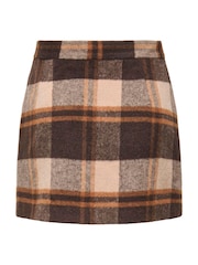 ONLY Brown Check Skirt - Image 2 of 2