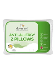 Downland Anti-Allergy Microfibre Pillow Pair - Image 4 of 5