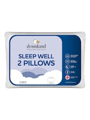 Downland Sleep Well Microfibre Pillow Pair - Image 5 of 6