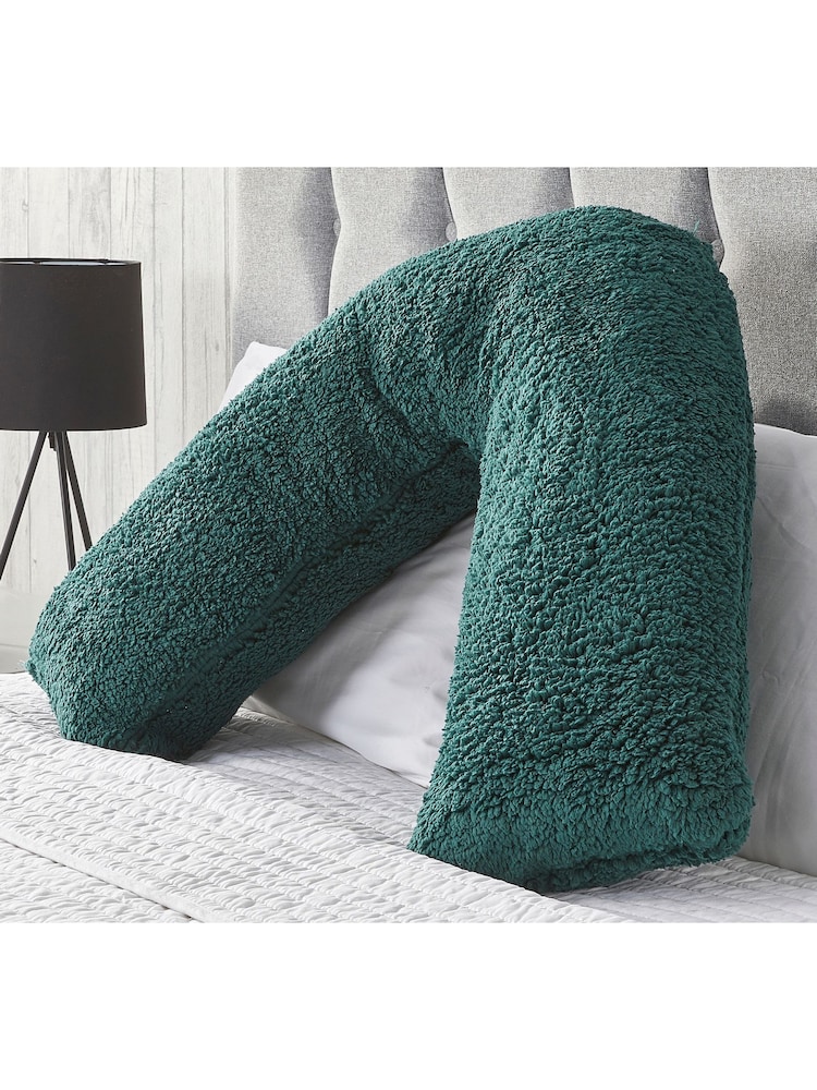 Downland V-Shape Teddy Fleece Pillow - Image 1 of 5 Downland V-Shape Teddy Fleece Pillow - Image 1 of 5