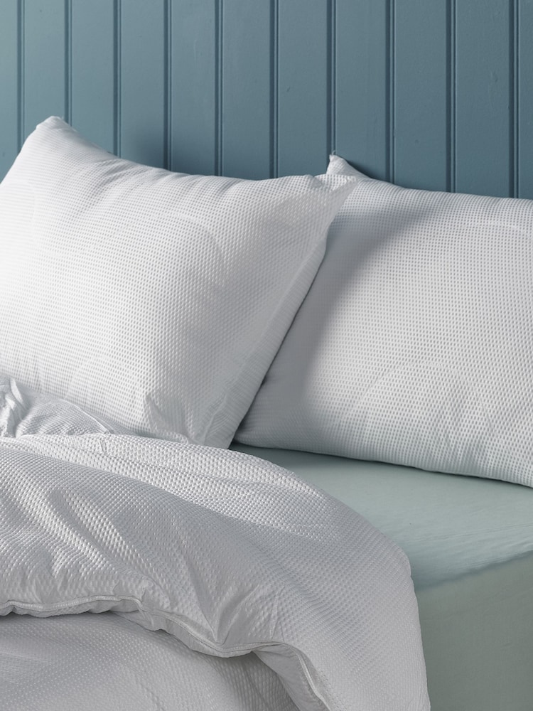 Downland Waffle Pillow Pair - Image 2 of 6