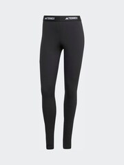 adidas Terrex Black Multi Synthetic Base Layer Leggings - Image 7 of 7