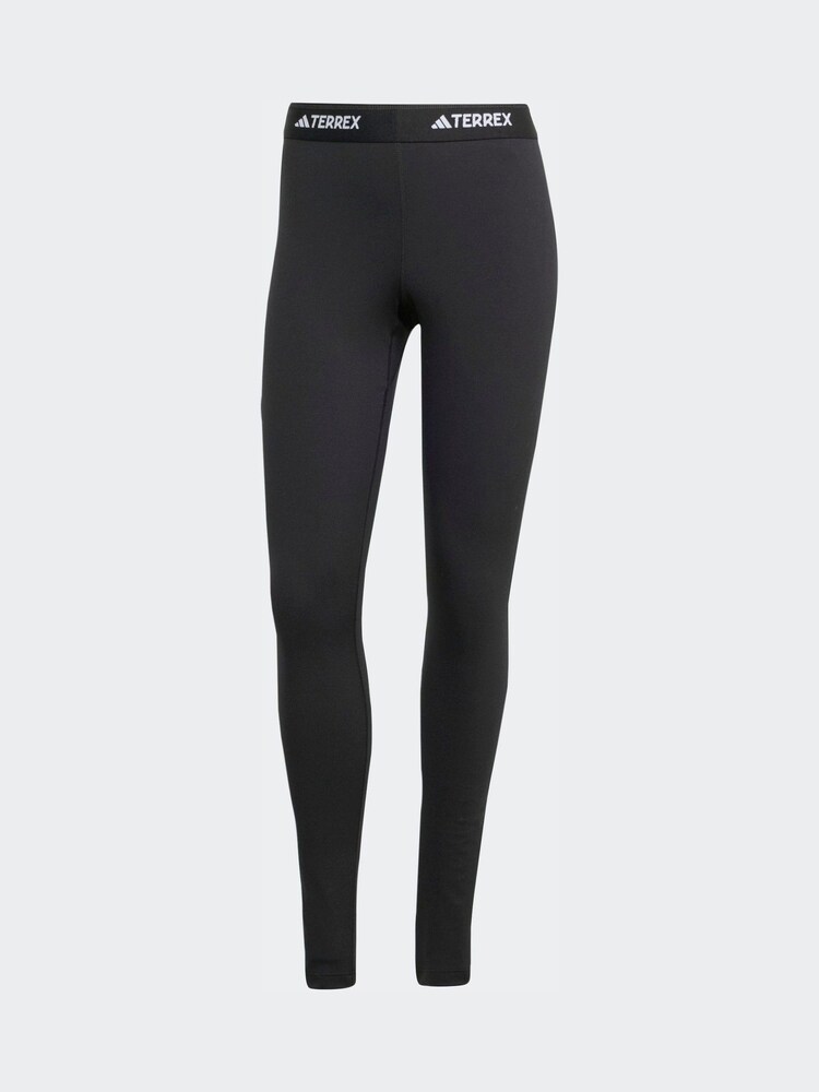 adidas Terrex Black Multi Synthetic Base Layer Leggings - Image 7 of 7