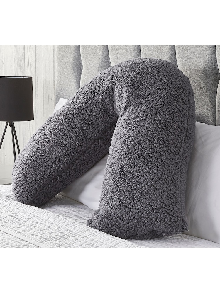 Downland V-Shape Teddy Fleece Pillow - Image 1 of 5 Downland V-Shape Teddy Fleece Pillow - Image 1 of 5