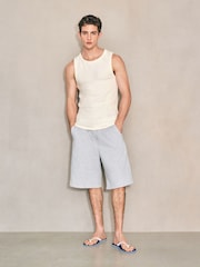 Ecru Edit Ribbed Vest - Image 3 of 8