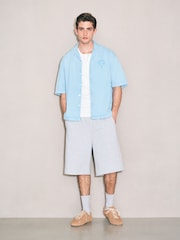 Blue EDIT Pattern Short Sleeve Shirt - Image 2 of 11
