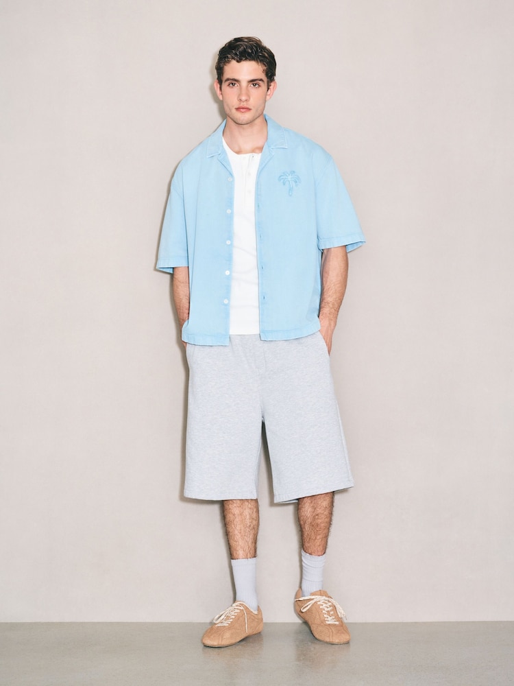 Blue EDIT Pattern Short Sleeve Shirt - Image 2 of 11
